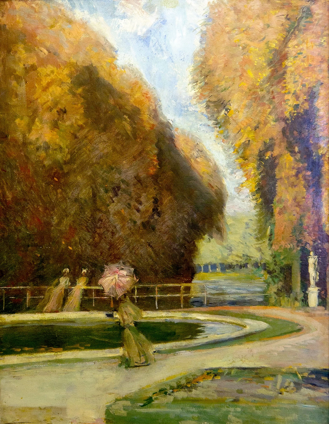 Tre donne nel parco di Versailles - Musée d'Orsay